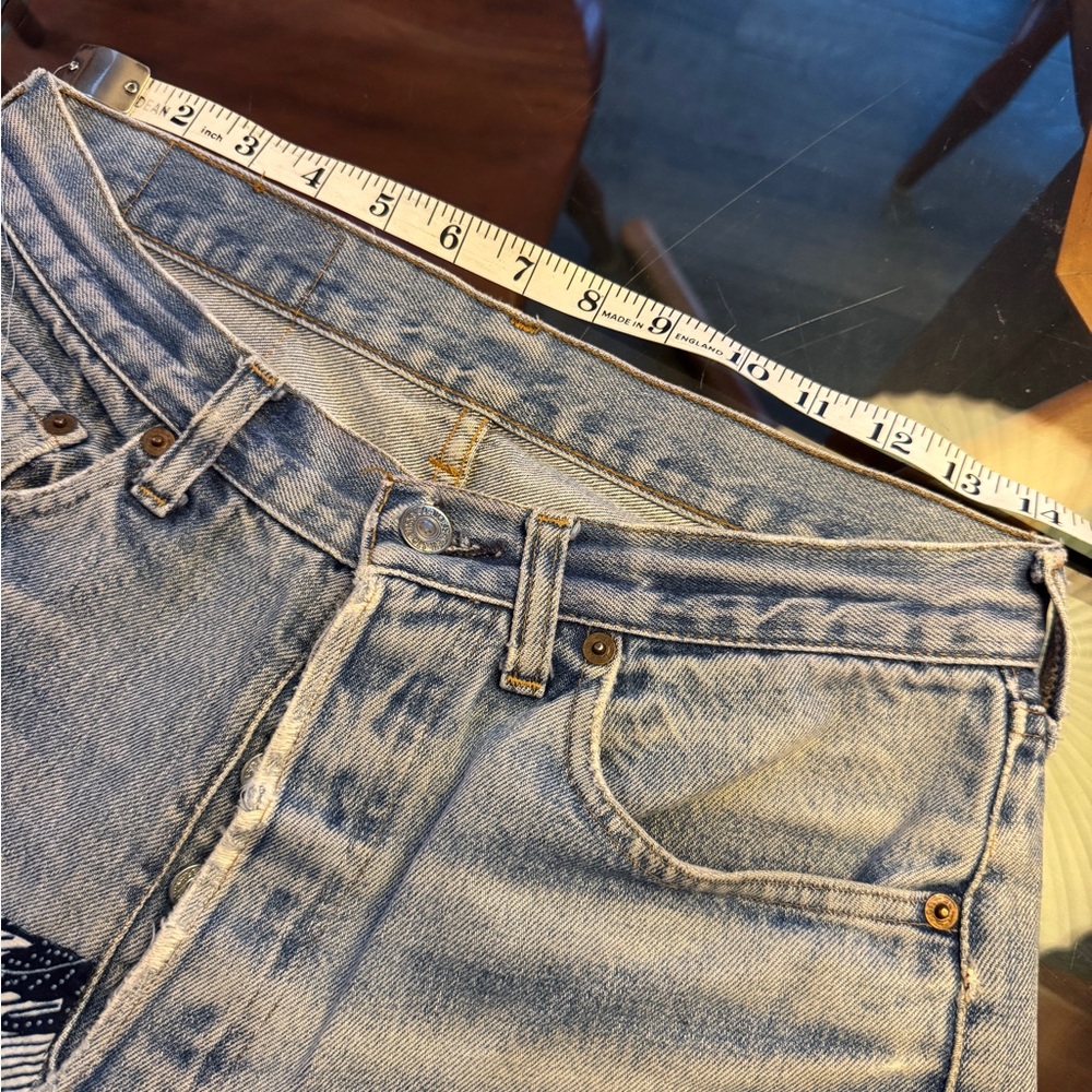 Patchwork Denim Jeans - image 7